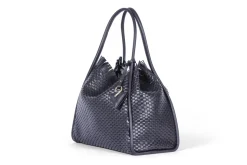 09 Fringes Handbag Regular with Tubolar Handles