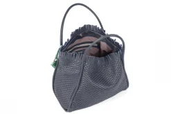 09 Fringes Handbag Regular with Tubolar Handles