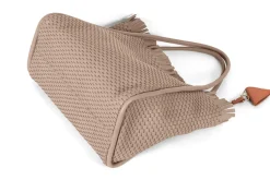 09 Fringes Handbag Regular with Tubolar Handles