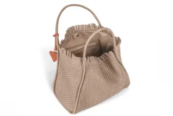 09 Fringes Handbag Regular with Tubolar Handles