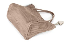 09 Fringes Handbag Regular with Tubolar Handles