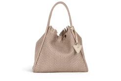 09 Fringes Handbag Regular with Tubolar Handles