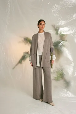 MANTELLA CON TASCHE LANA - C0205I